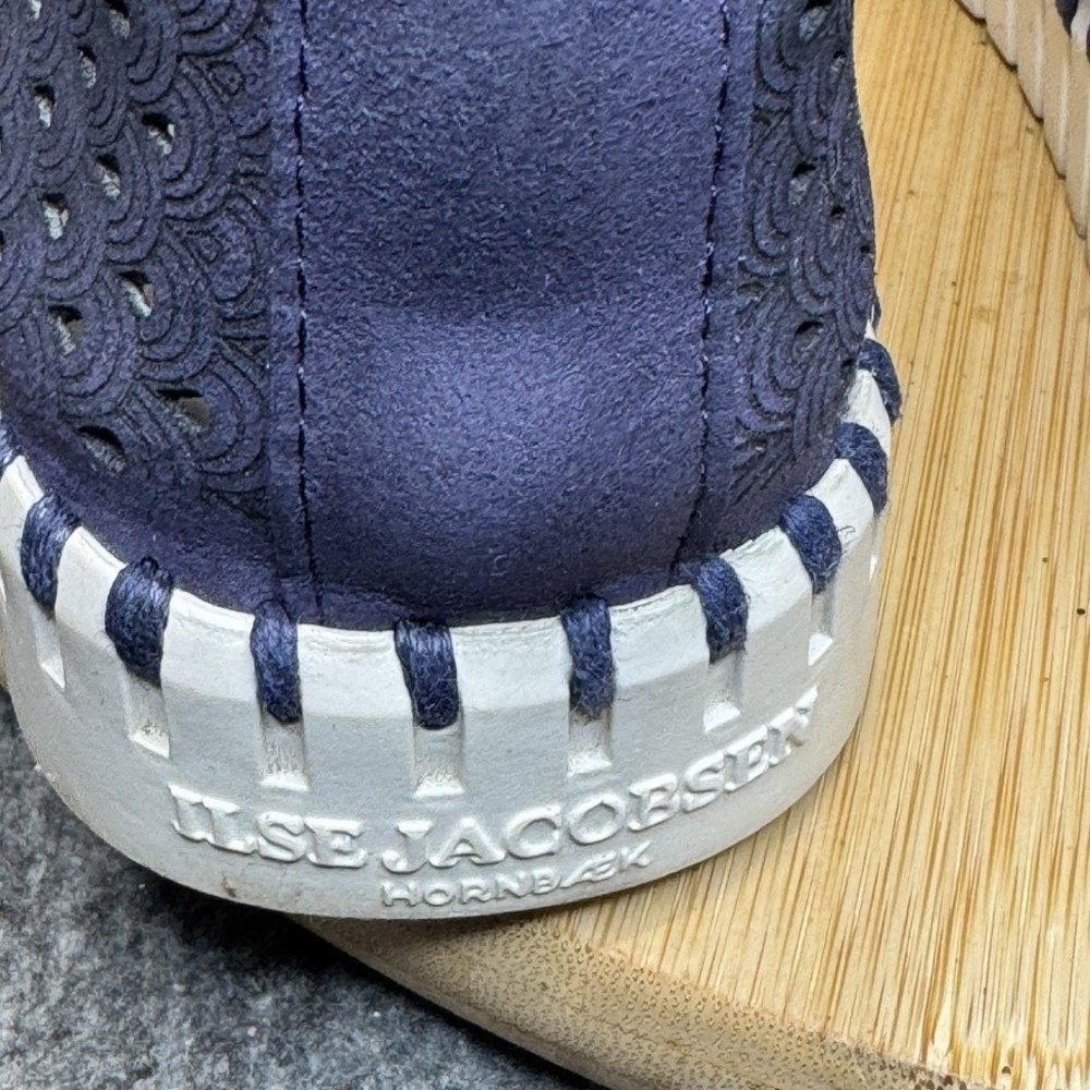 Ilse Jacobsen Shoes Womens Size 36 Tulip Slip On Scallop Perforated Comfort Flat - Picture 5 of 9